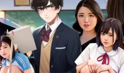 【PC/汉化/亚洲风/真人/HTML游戏/22.8G】 学校物语(Gakko No Monogatari) Ver0.25 浏览器转中 真人HTML游戏+22.8G